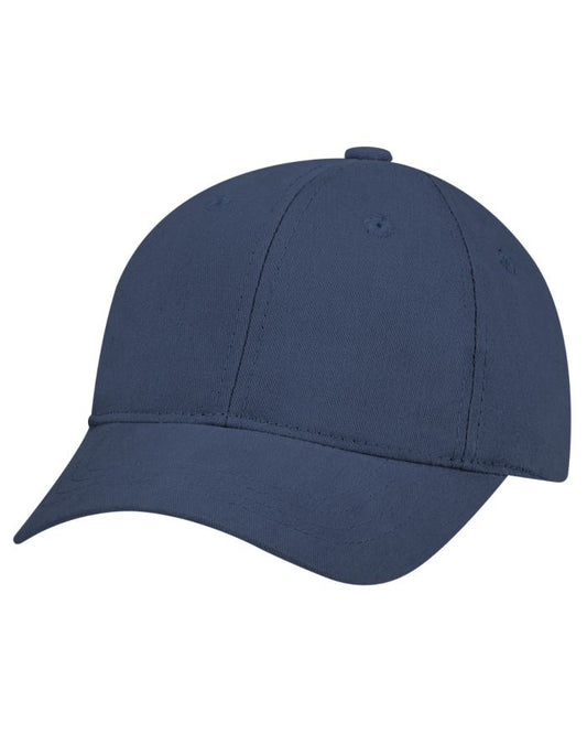 6 Panel Low Profile Navy Blue  Cotton Baseball Cap