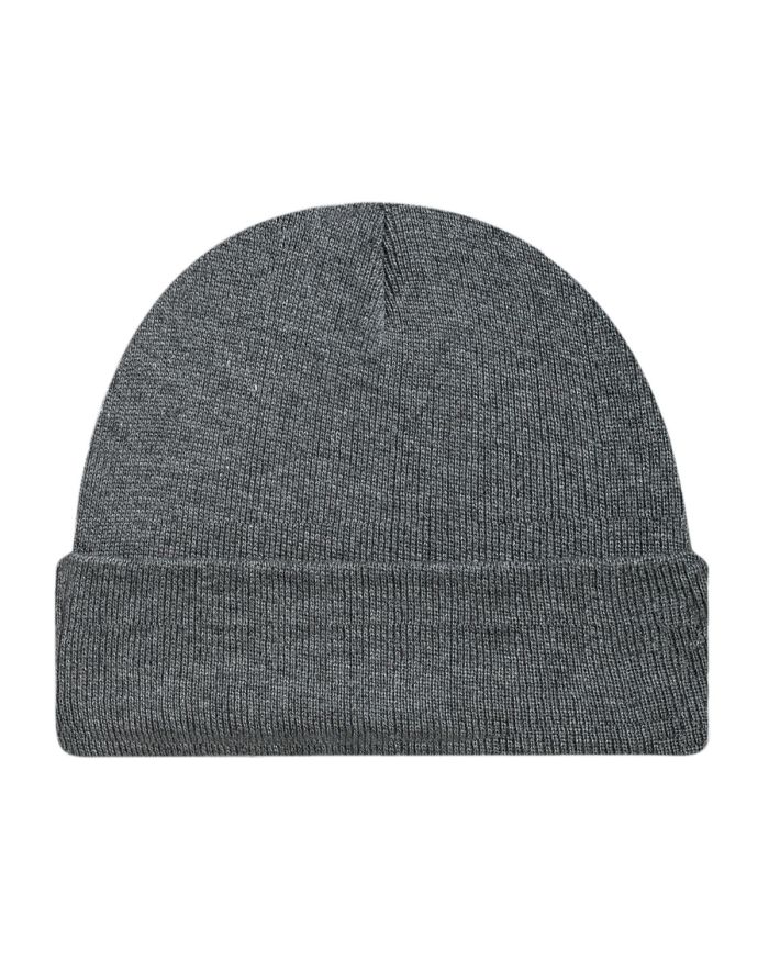 Gray Acrylic Beanie Hat