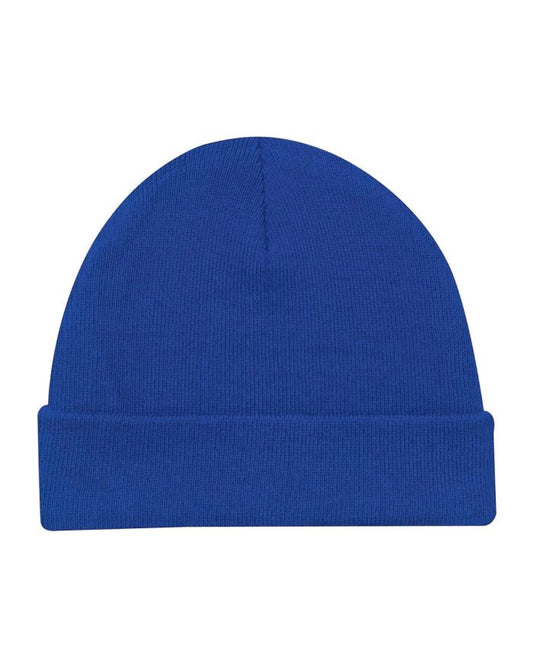 Royal Blue Acrylic Beanie Hat