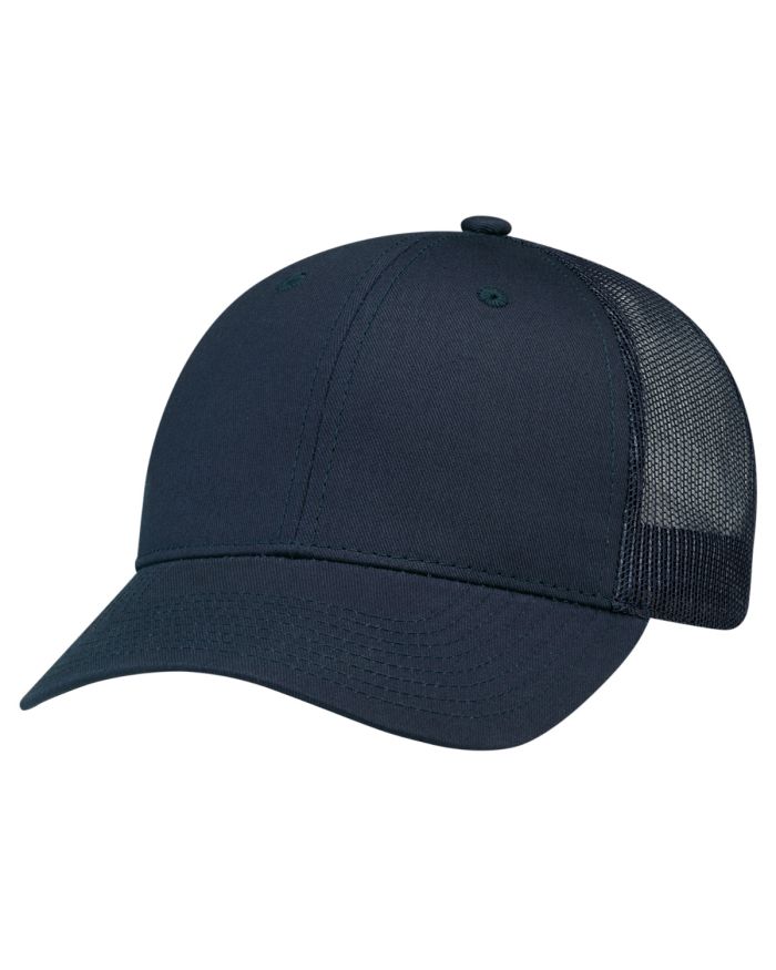 Half Net 6 Panel Low Profile Baseball Cap