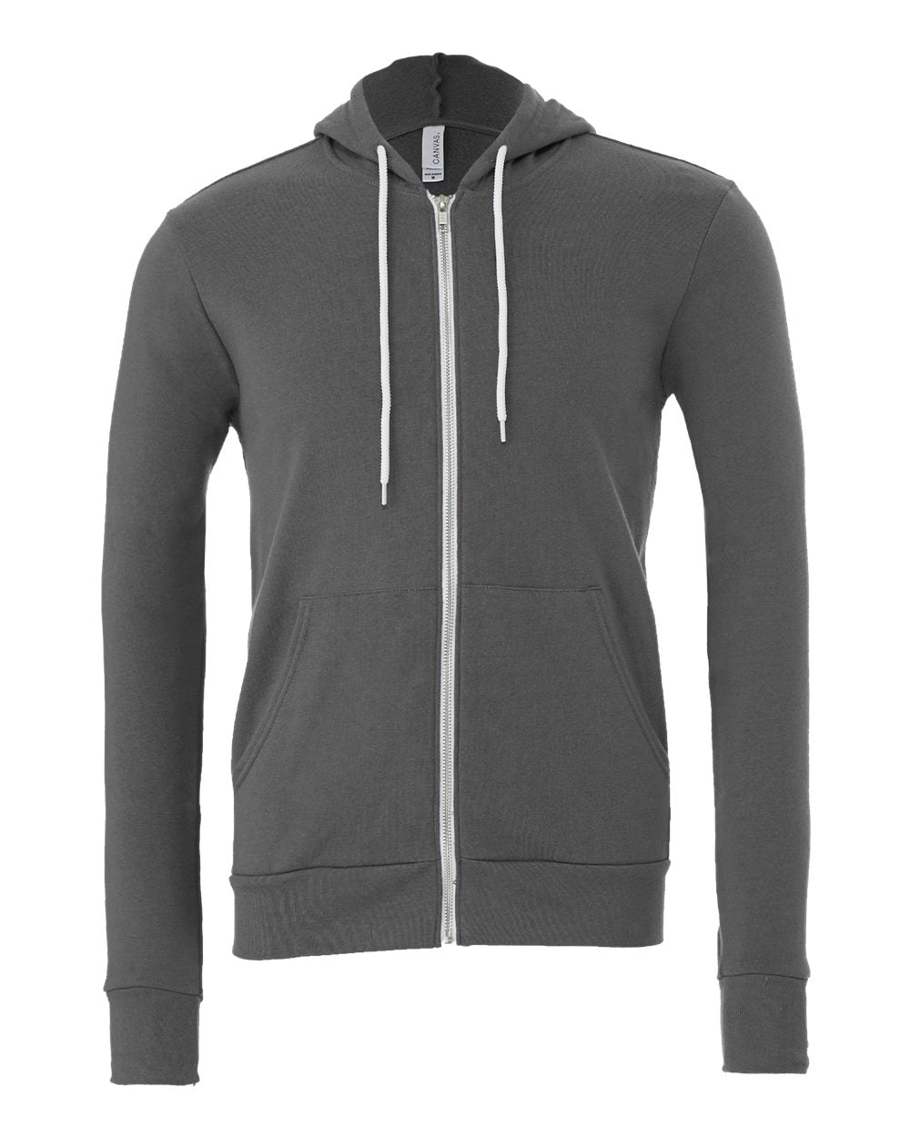 Unisex Light weight Cotton Blend Zipper Hoodie