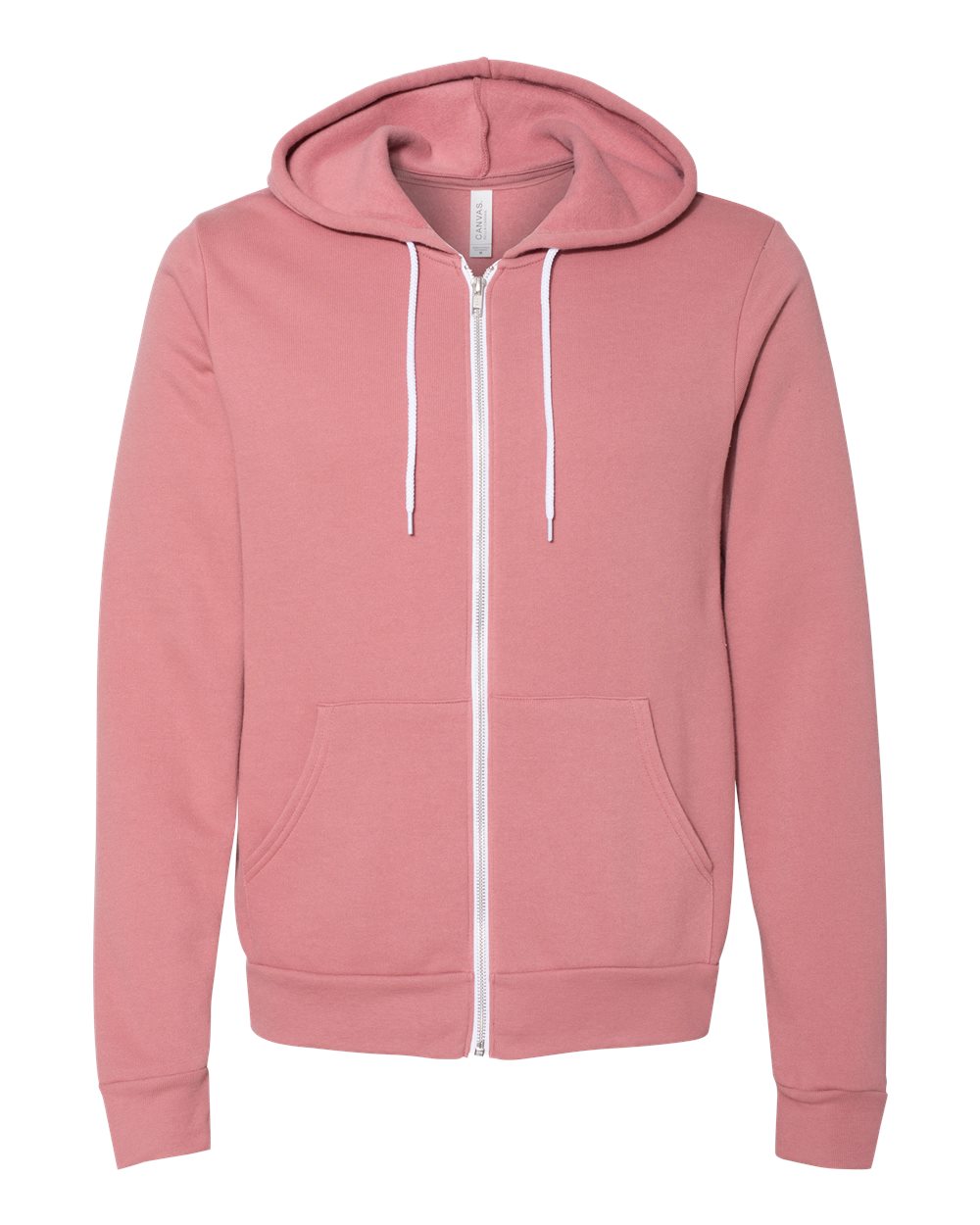 Unisex Light weight Cotton Blend Zipper Hoodie