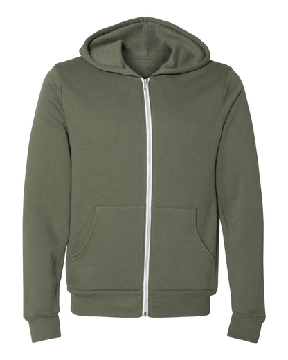 Unisex Light weight Cotton Blend Zipper Hoodie