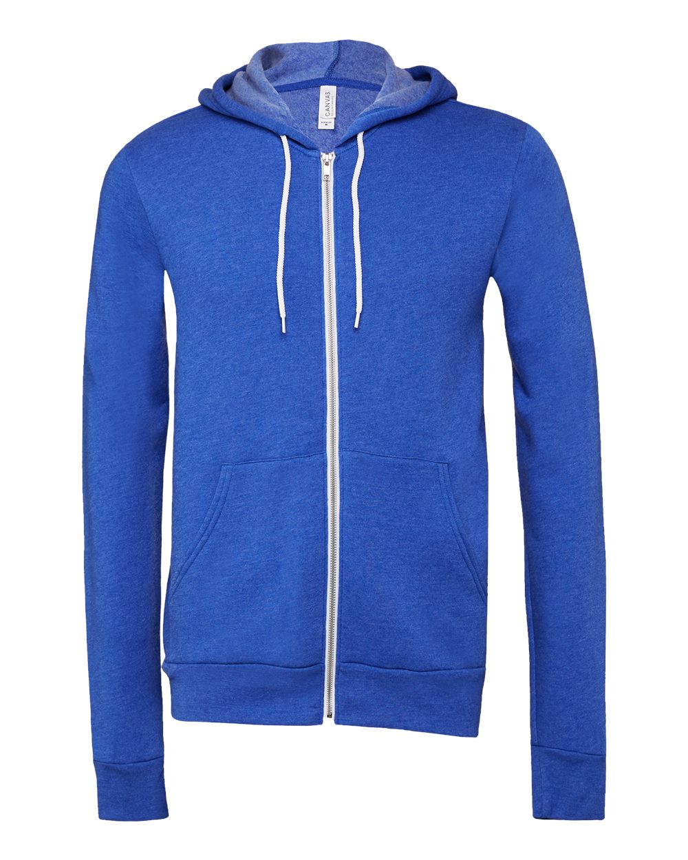 Unisex Light weight Cotton Blend Zipper Hoodie