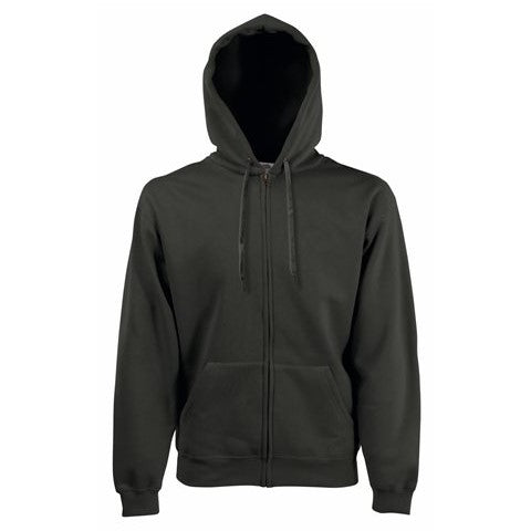 Unisex Midweight Cotton Blend Zipper Hoodie