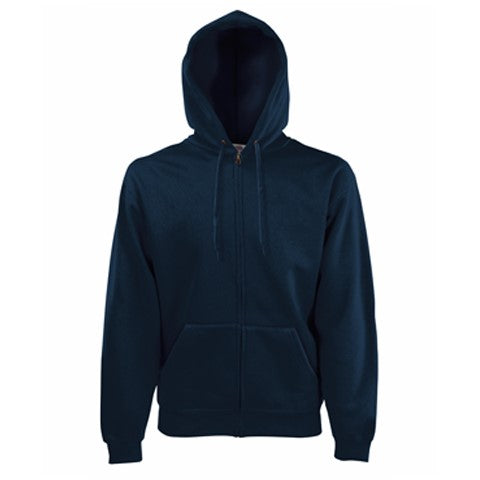 Unisex Midweight Cotton Blend Zipper Hoodie