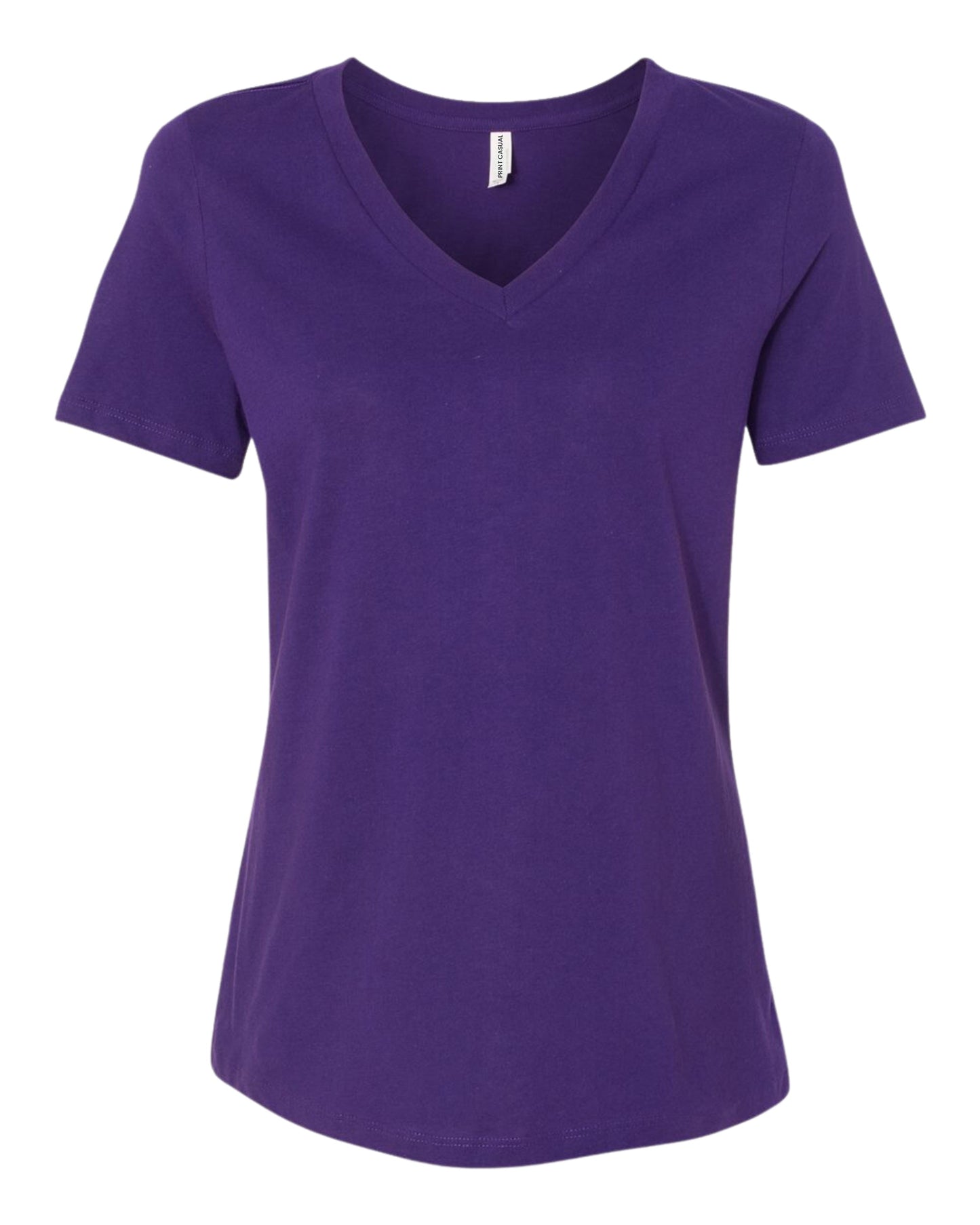 Women's V Neck Midweight Cotton T-Shirt