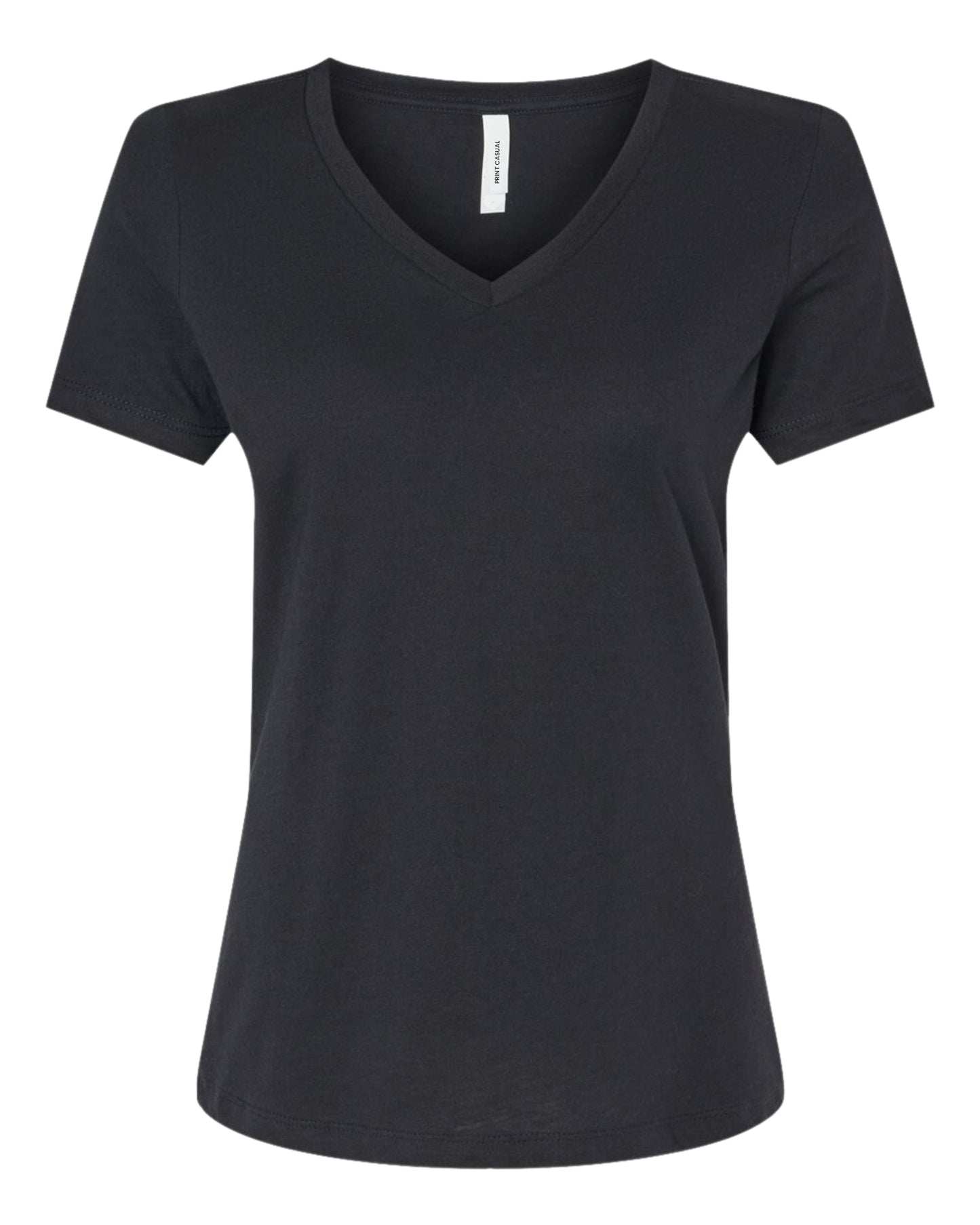 Women's V Neck Midweight Cotton T-Shirt