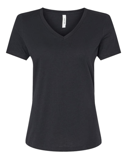 Women's V Neck Midweight Cotton Blend T-Shirt