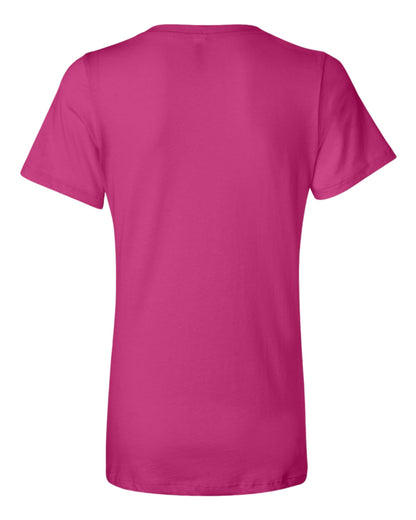 Women's V Neck Midweight Cotton T-Shirt