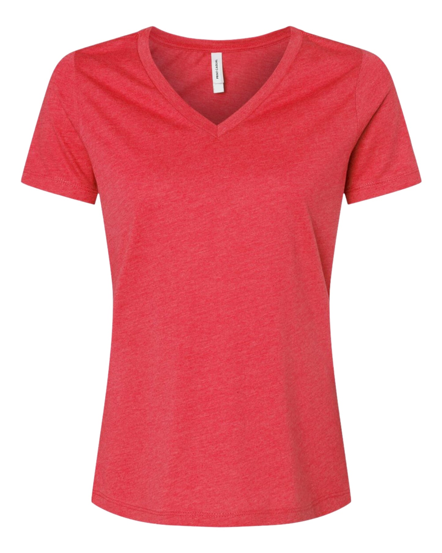 Women's V Neck Midweight Cotton T-Shirt