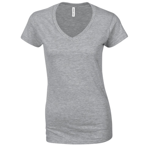 Women's Superior Heavyweight V-Neck Cotton T-shirt