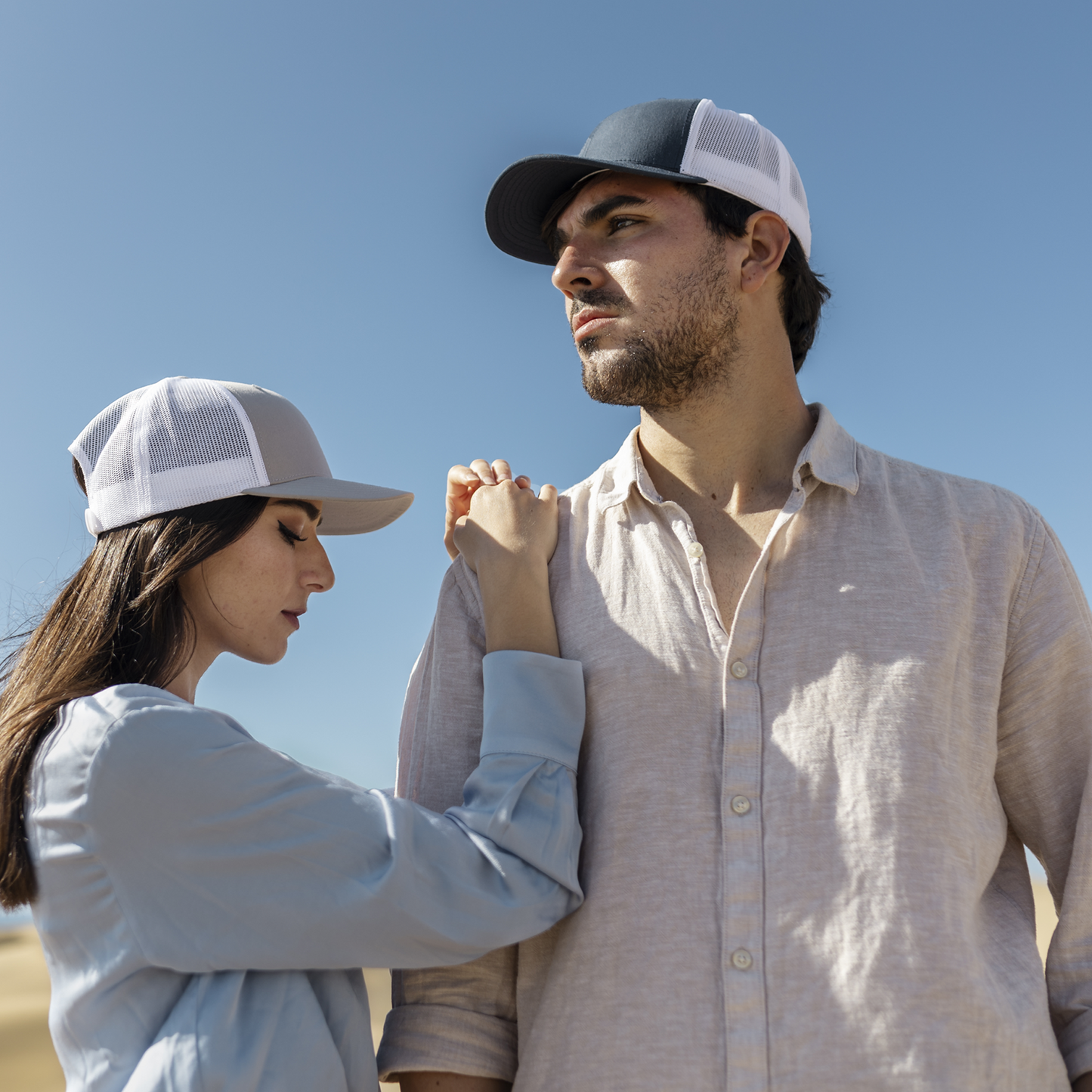 Half Net 6 Panel Low Profile Baseball Cap