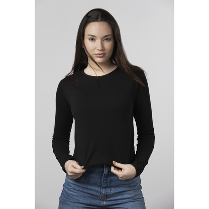 Women's Full Sleeve Heavy Cotton Blend T-shirt