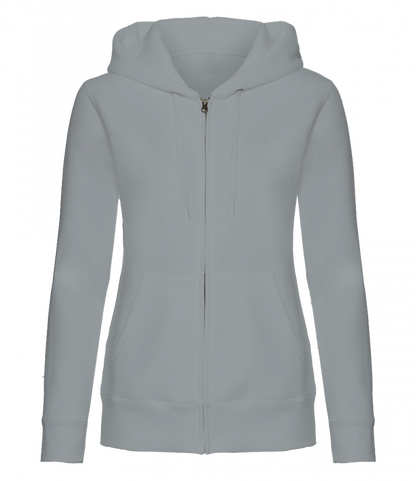 Women's Light Cotton Blend Zipper Hoodie