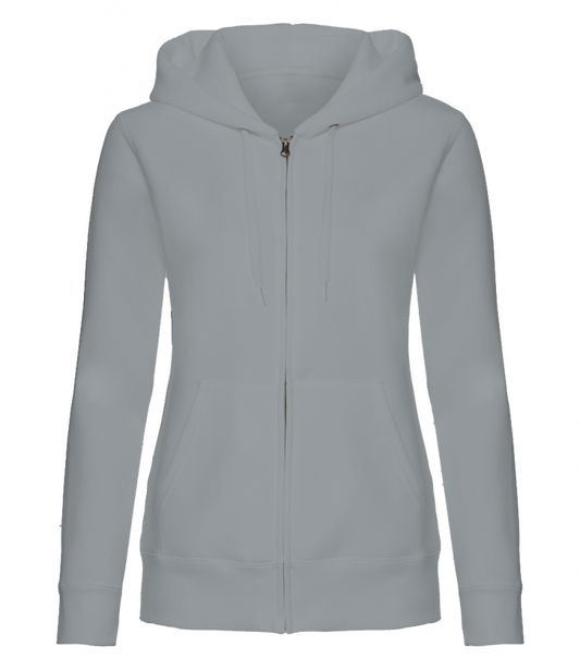 Women's Light Cotton Blend Zipper Hoodie