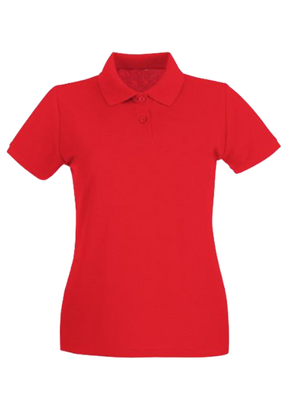 Women's Poly-Cotton Polo Shirt - Print Casual