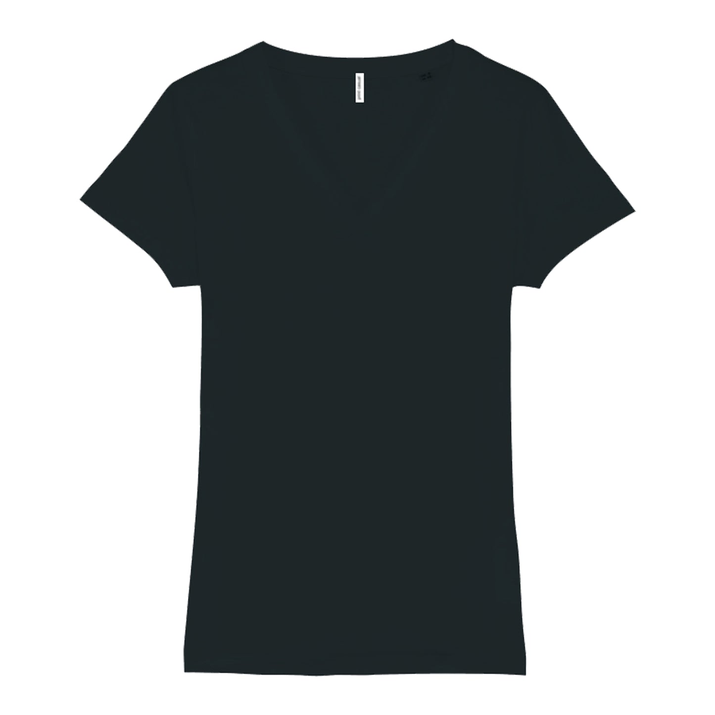 Women's V Neck Heavyweight Cotton T-Shirt